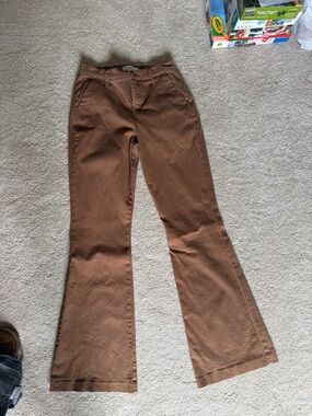 Level 99 Brown Boot Cut Pants